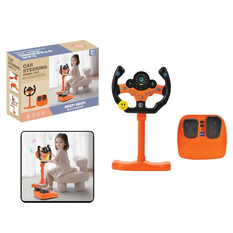 Orange Throttle Driving Adventure Steering Wheel Playset