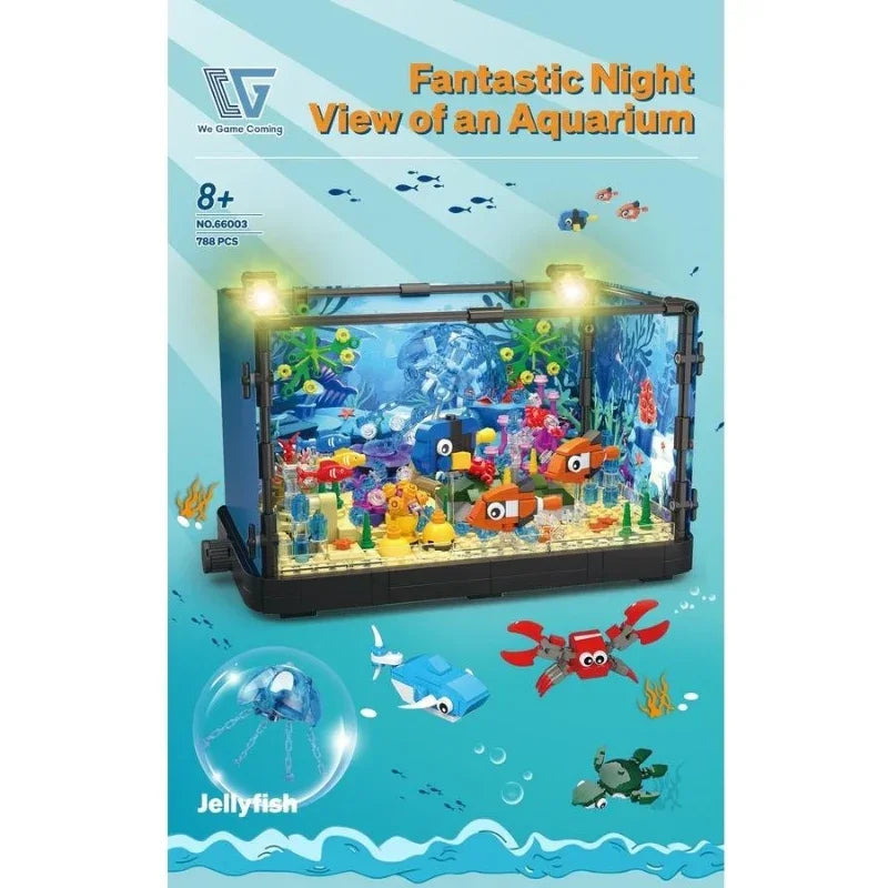 Ocean Explorer Fish Tank Puzzle Building Blocks Aquarium Sets