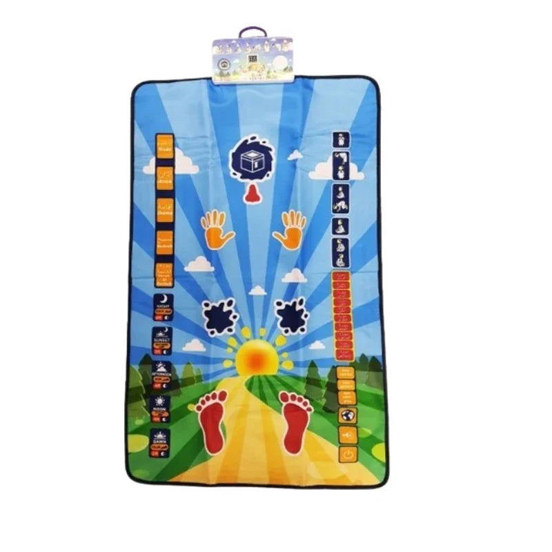Muslim Children’s Prayer Mat with Speaker Educational Islamic Learning Mat