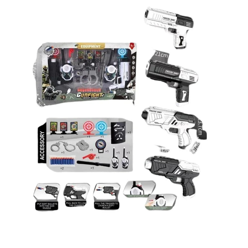 Police Roleplay Set – EVA Soft Bullet Blaster Duo