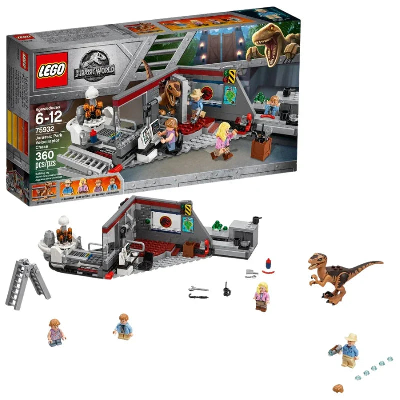 Jurassic World: Jurassic Park Velociraptor Dinosaur Action Playset