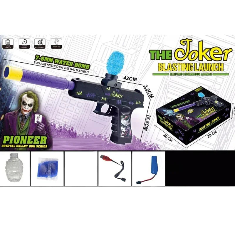 The Joker Blasting Launch  Soft Bullet Blaster Playset