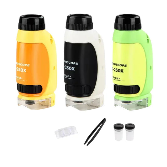 Children's Portable Mini Microscope Tool Scientific Toy for Kid