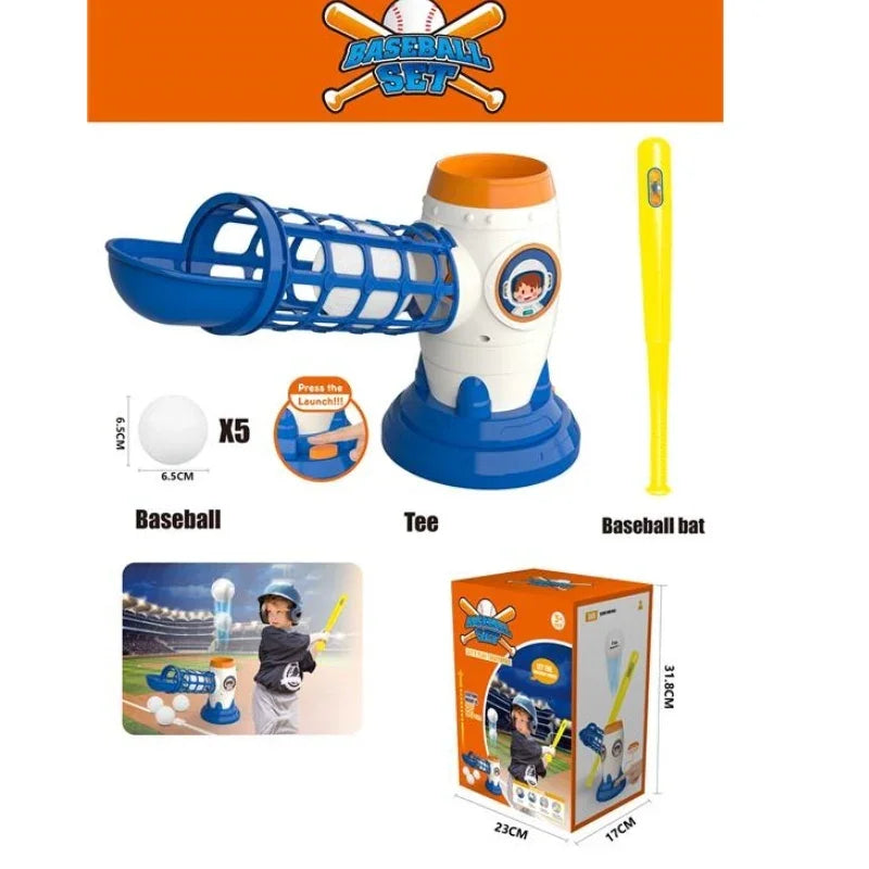 Electric Rocket Baseball Machine Automatic Pitching Toy