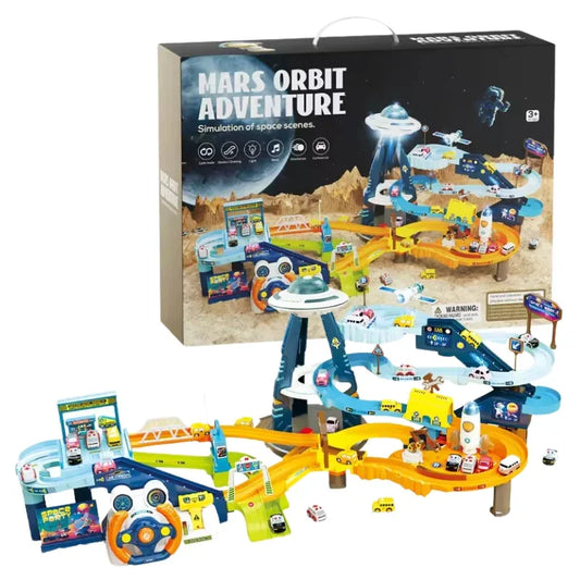 Steering Wheel Mars Base Track -Space Adventure Playset