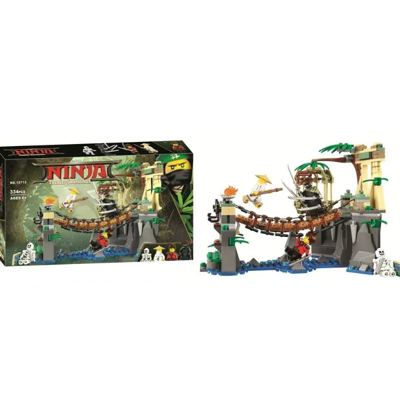LEGO NINJAGO Jungle Bridge Set – Action Packed Bridge Kit