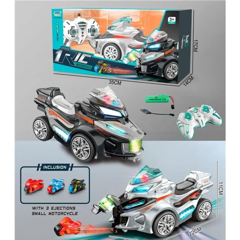 Remote Control Ejection Stunt Motorcycle High-Speed Bike