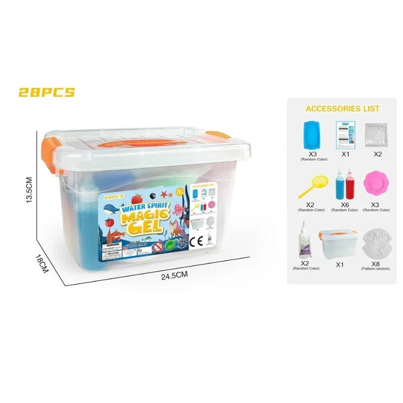 Portable Boxed Water Spirit Series with Accessories for Kids