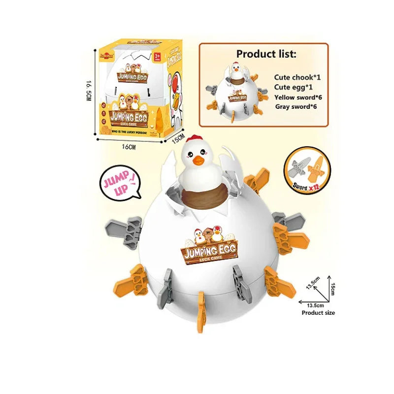 Jumping Egg Surprise Board Game – Interactive Family Party Game