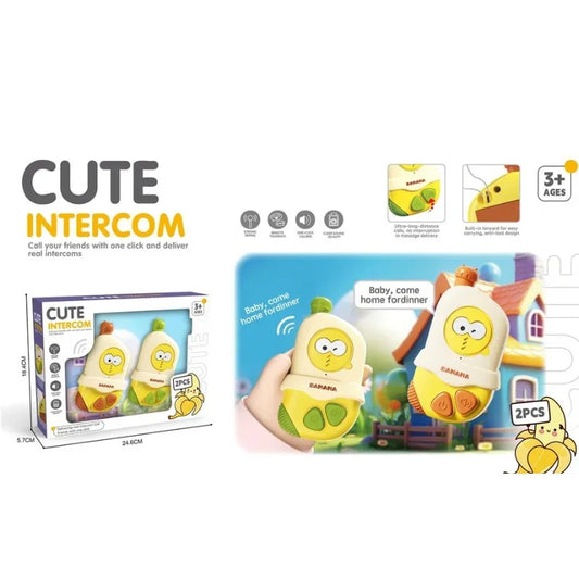 Children’s Banana-Shaped Walkie Talkie Set – Fun Puzzle Toy
