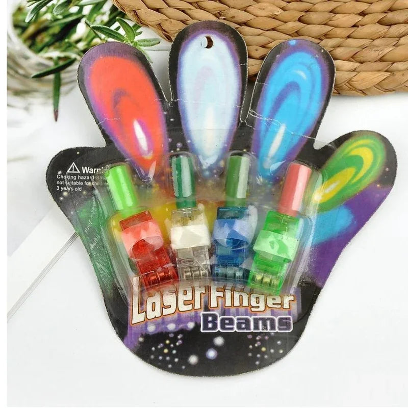 Finger Light Characters Set – Wearable LED Finger Projector Rings