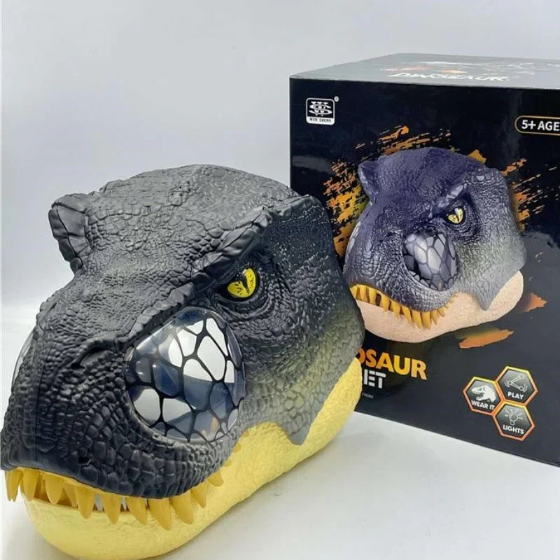 T-Rex Dinosaur Roar Mask – Sound-Activated Dino Mask