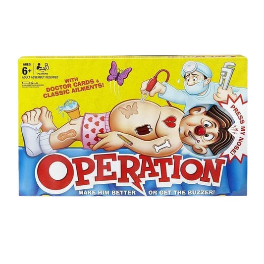 Classic Buzzer Operation Board Game –Skill Medical Challenge