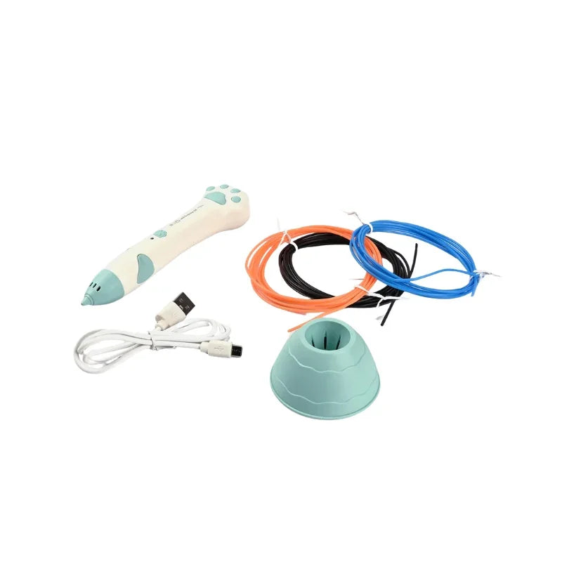 3D Ped,Printing Drawing Pen Set Tracing Sketchbook for Kids