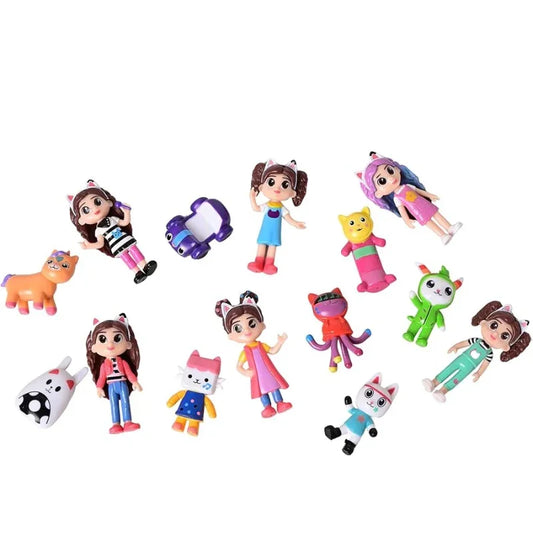 Gabby’s Dollhouse All Heroes Character Keychain Set (Assorted)(1 pcs)