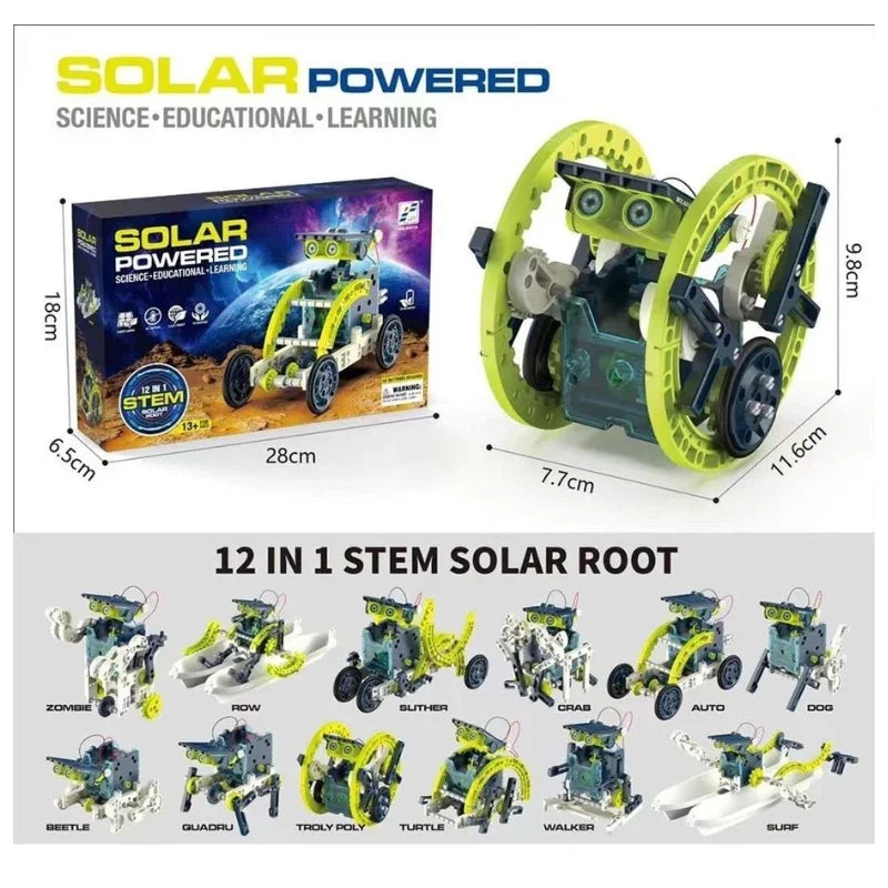Solar Powered Education Kit –  DIY Solar Robot Set