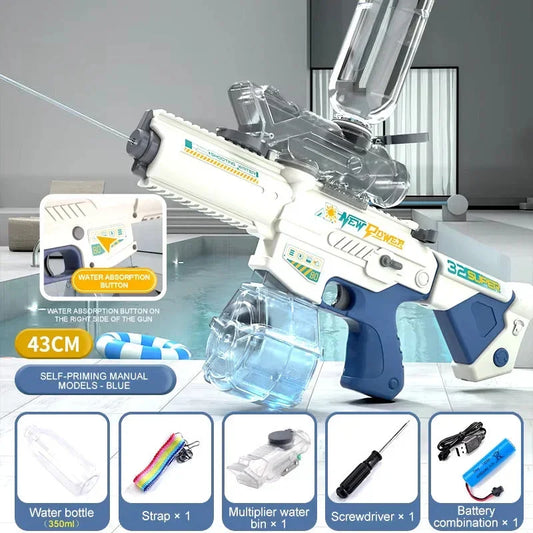 Electric Water Bullet Gun Hydro Blaster Toy Rifle Gun