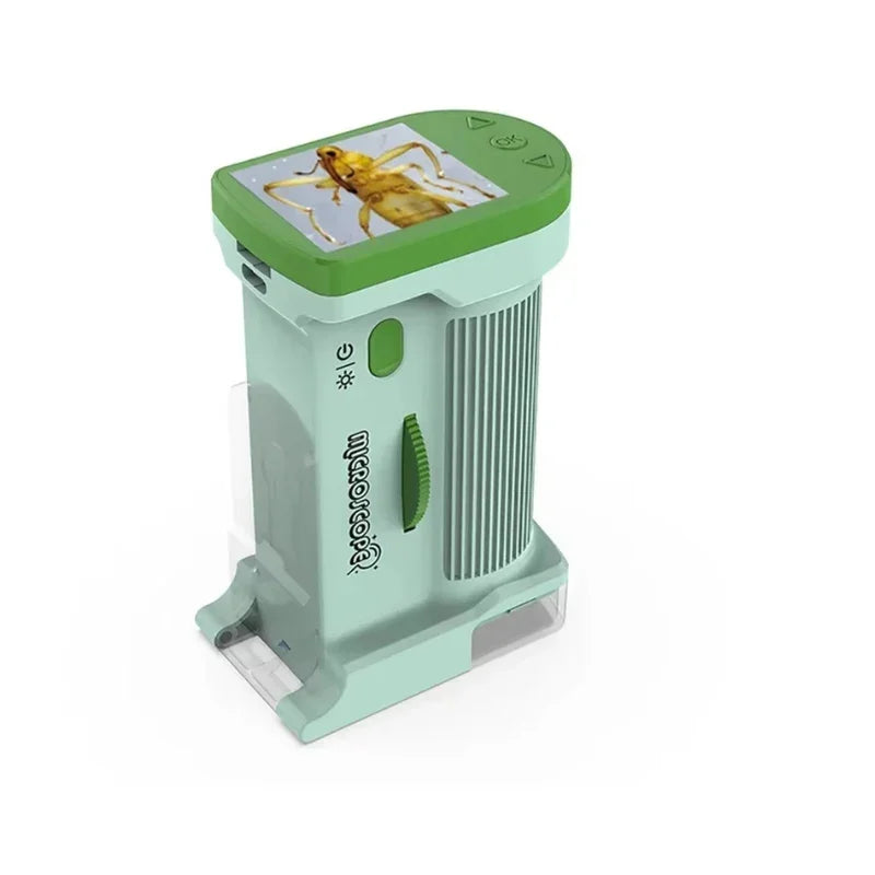 Portable Electron Microscope with Built-Rechargeable Digital Microscope