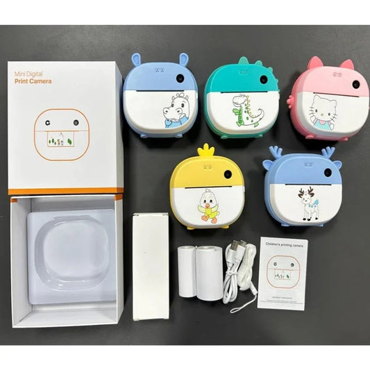 Camera Instant Print Kids Camera Cartoon Models for Creative Play