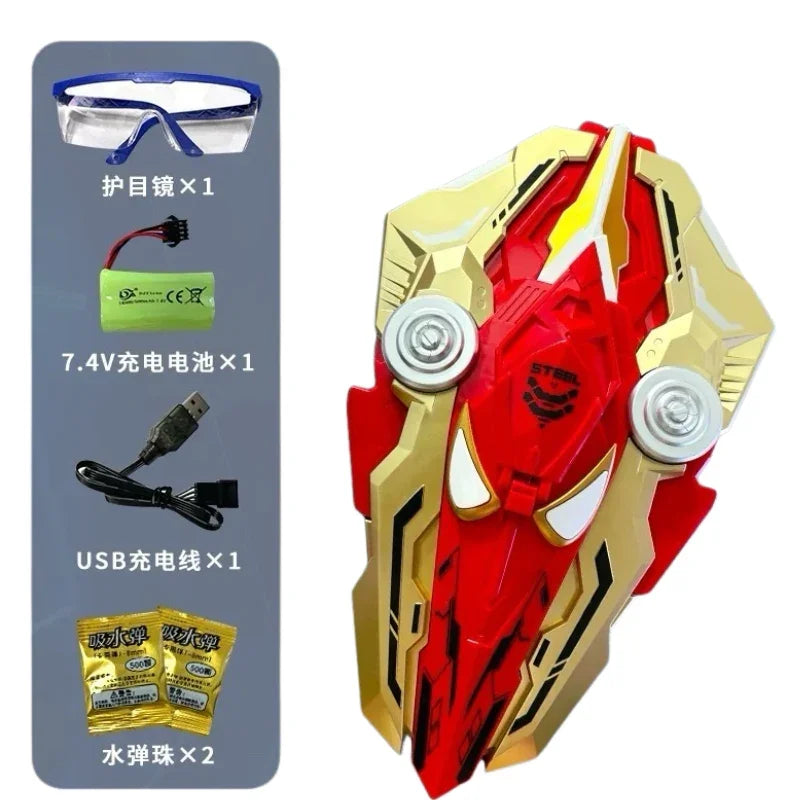 Electric Gel Water Blaster Hero Shield Toy Set For Kids