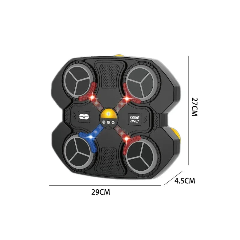 Music Boxing Set with LED Lights Interactive Punch Pad Display