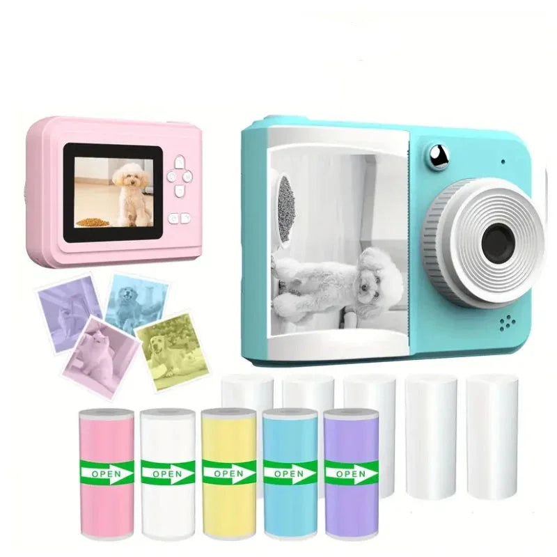 Kids Digital Instant Camera with Thermal Printer – Mini Photography Camera