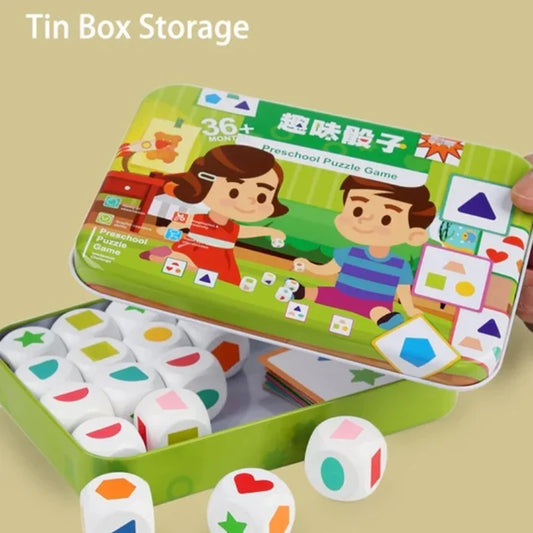 Kids Shape Dice Board Game– Educational Toy for Kids