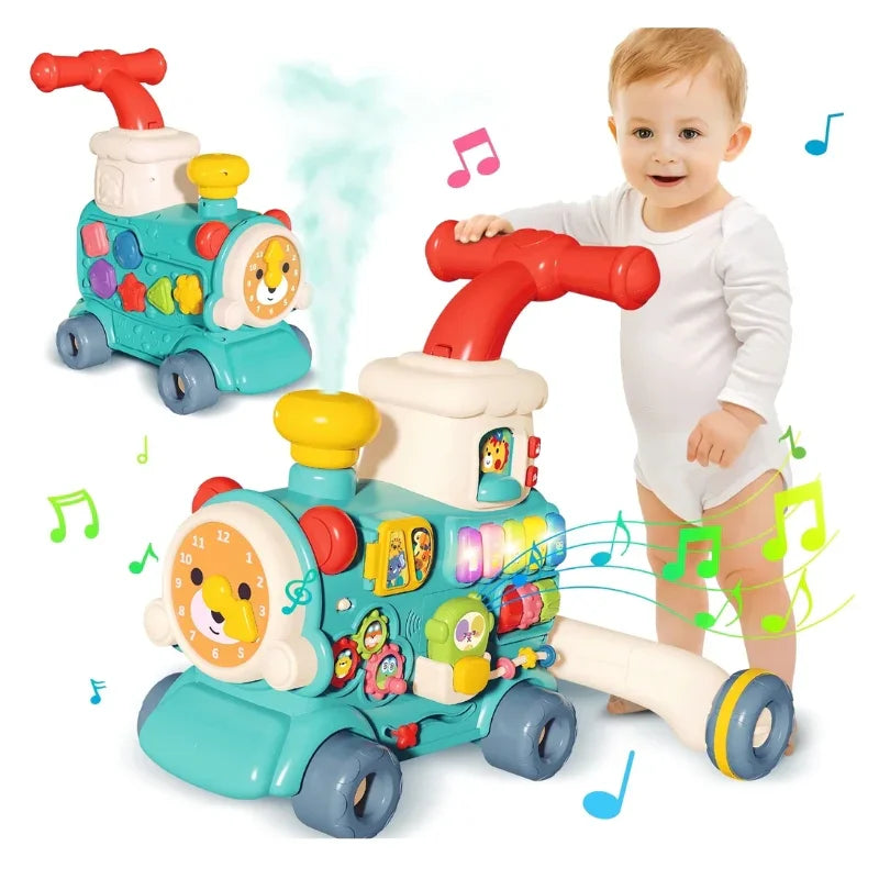Musical Learning Push Walker – Baby Walker Train Toy