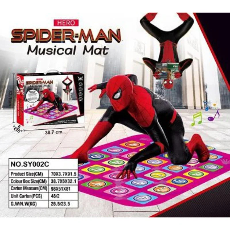 Spider-Man Musical Play Mat – Superhero Fun with Music for Kids
