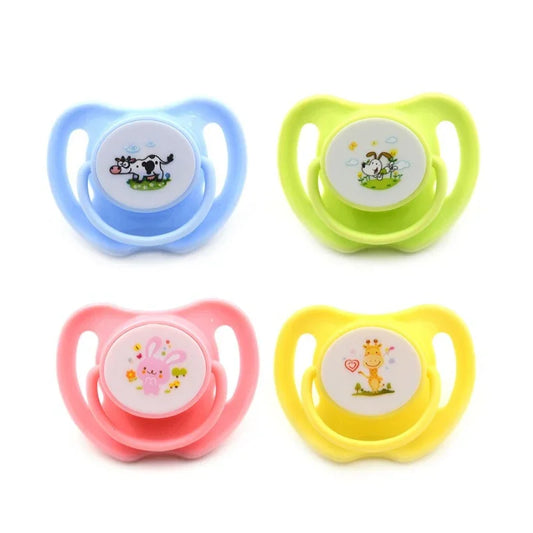 Soft Silicone Snuggle Soothe Animal Print Baby Pacifier