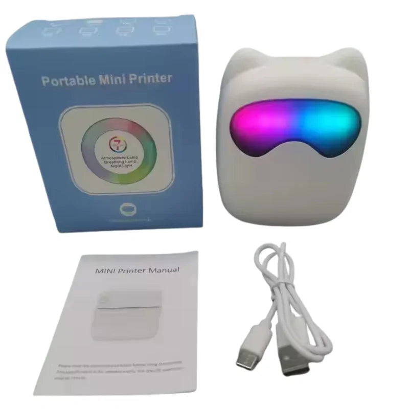 Mini 57mm Thermal Printer – Sticker, Logo & Photo Label Printing Made Easy