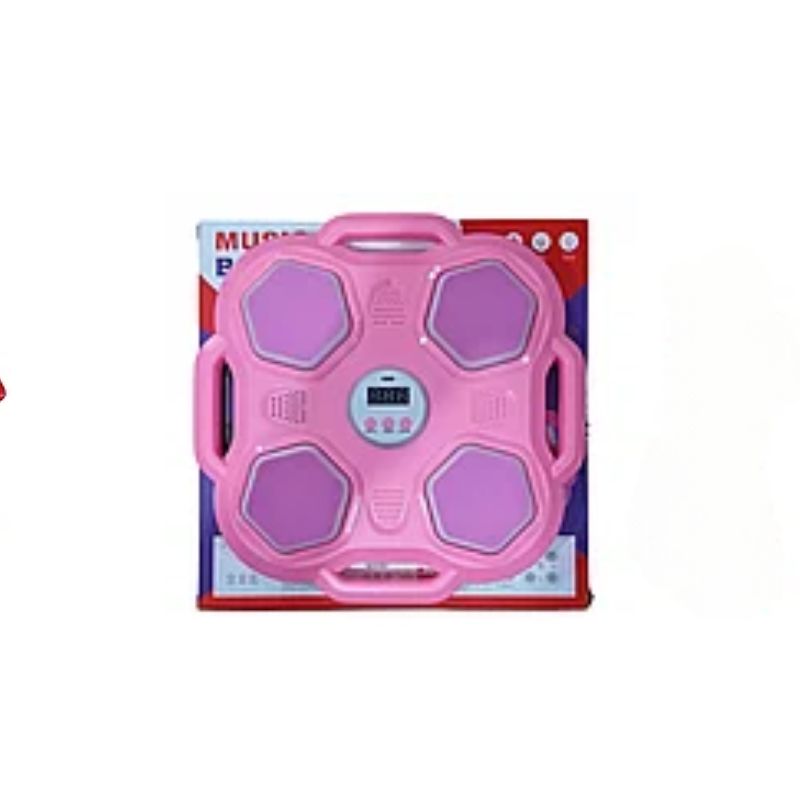 Punch to the Beat! Kids Music Boxing Target Toy Set with Gloves
