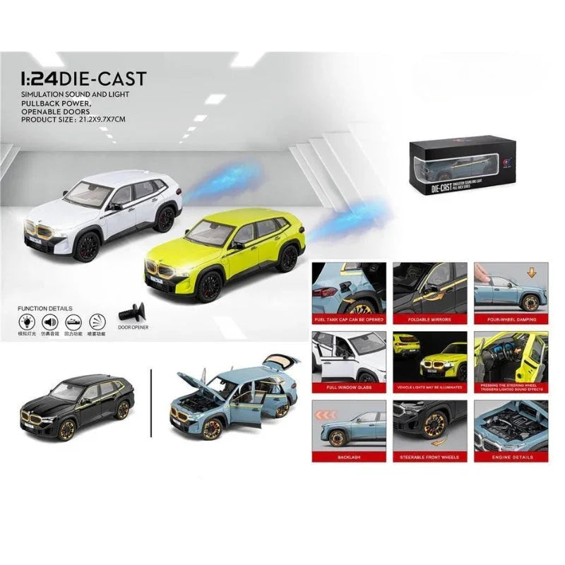 BMW XM Alloy Toy Car – Realistic Diecast Model