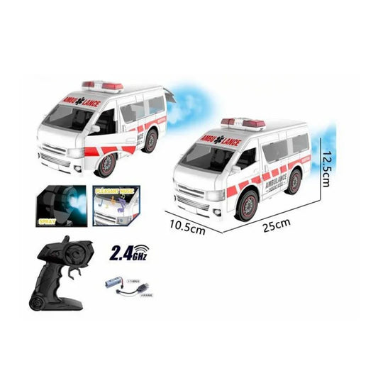 1:16 Scale Remote Control Ambulance for Kids