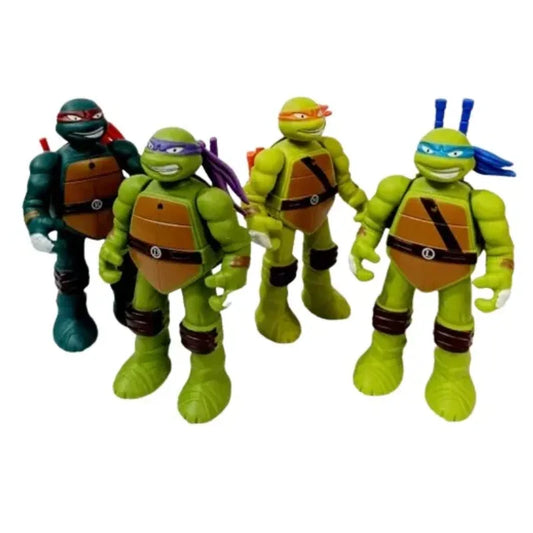 TMNT Power Squad – Light-Up Ninja Turtles Action Figure Set (4-Pack)