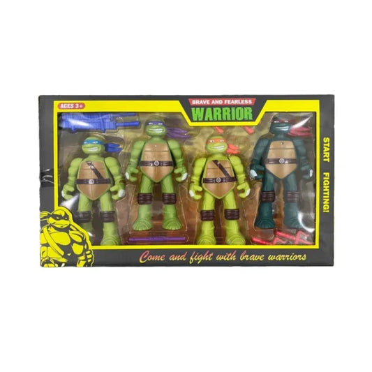 TMNT Power Squad – Light-Up Ninja Turtles Action Figure Set (4-Pack)