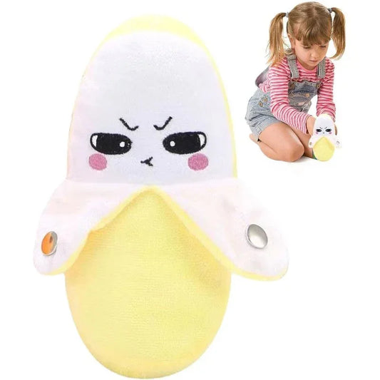 Musical Banana Bunch- Stuffed Doll Induction Beat Piano Plush Toy