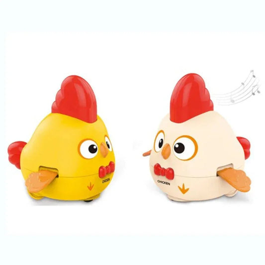 Electric Crawling Chicken Toy- Rocking Dance With Music And Lighting