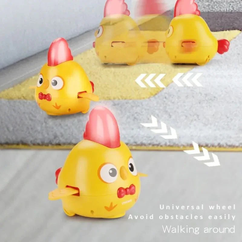 Electric Crawling Chicken Toy- Rocking Dance With Music And Lighting
