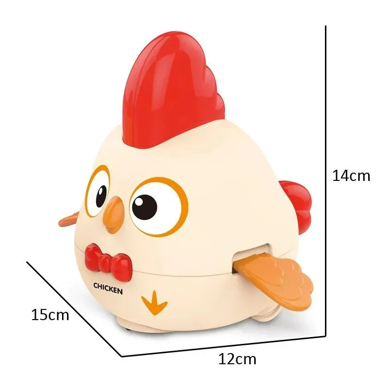 Electric Crawling Chicken Toy- Rocking Dance With Music And Lighting