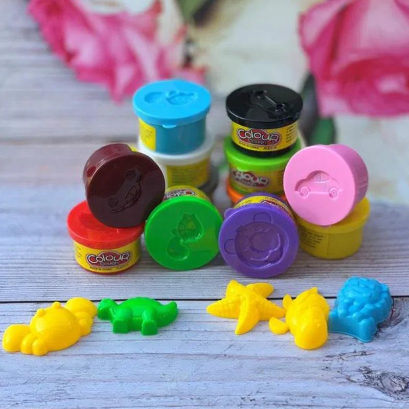 12-Piece Multi-Color Play Dough Set For Endless Fun