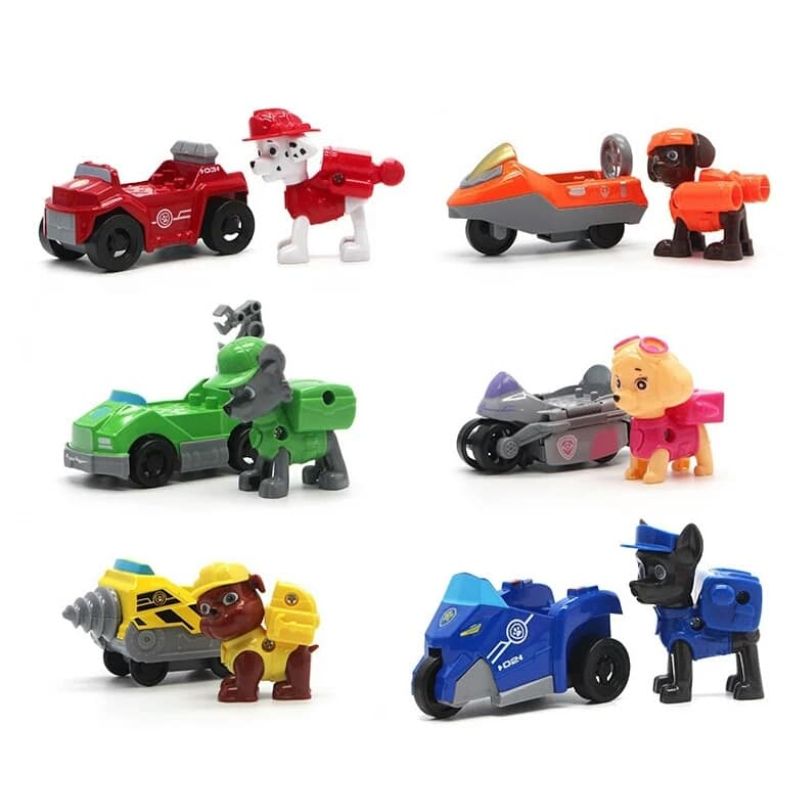 Race To The Rescue- Paw Patrol Alloy Pull Back Car Series