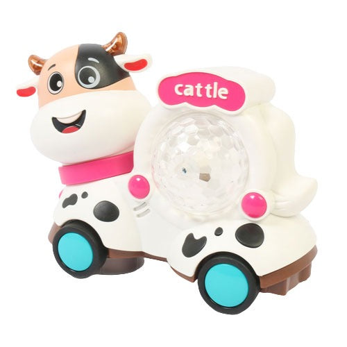 Funny Sheep Toy Car with Lights & Music – Bump & Go Action for Kids