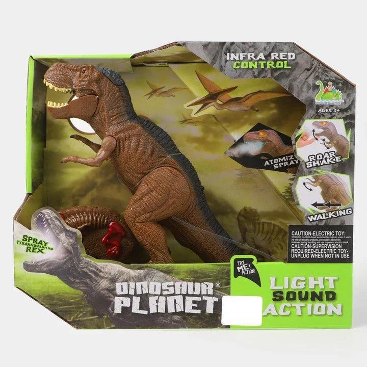 Remote Control Dinosaur Toy for Kids – Realistic Walking Action with Roaring Effect