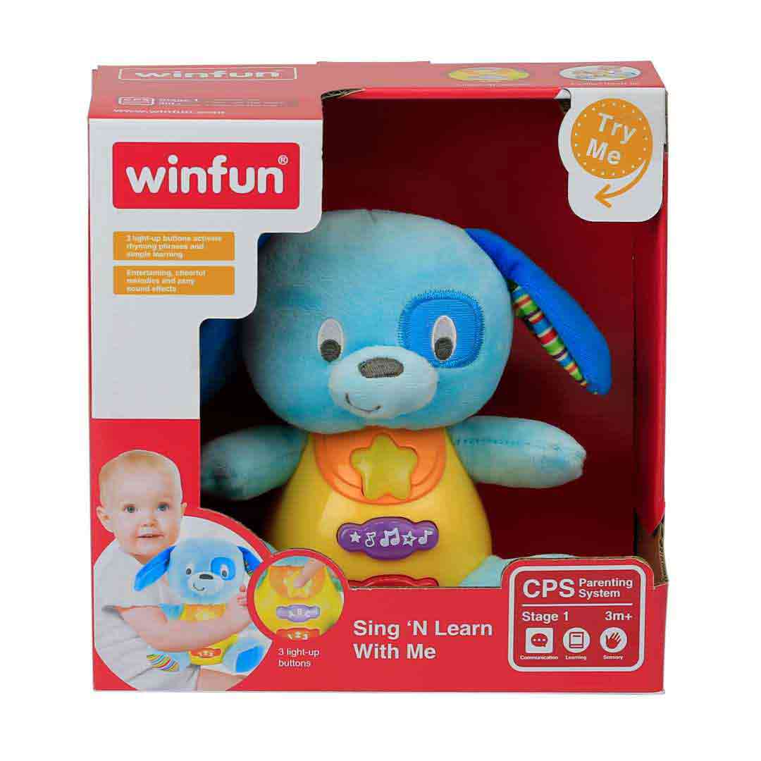 Winfun - Cute Singing Blueberry Pup Toy For Kids (0686)