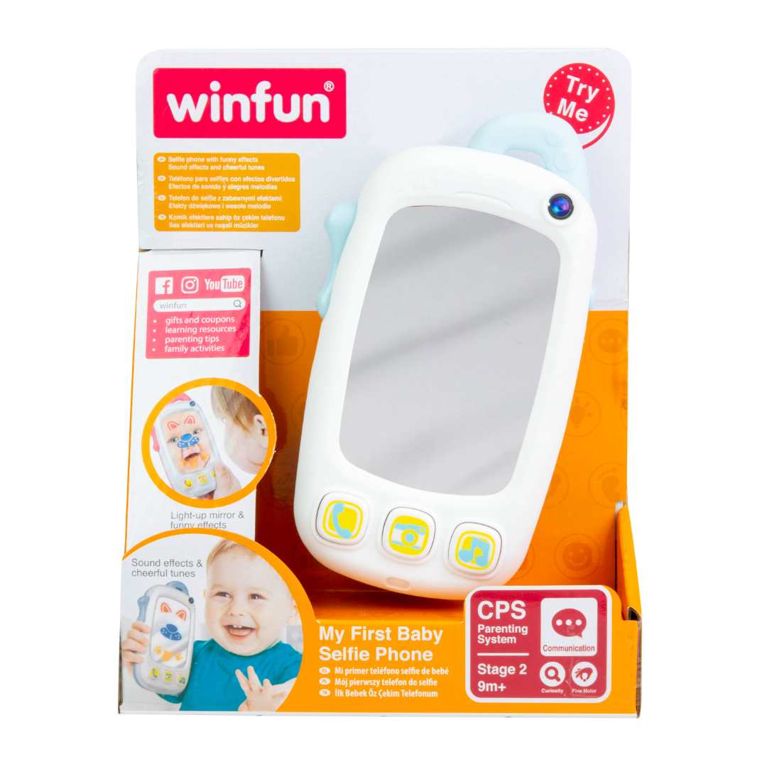 Winfun - Cute Baby Selfie Phone Toy For Kids (0767/0767G)