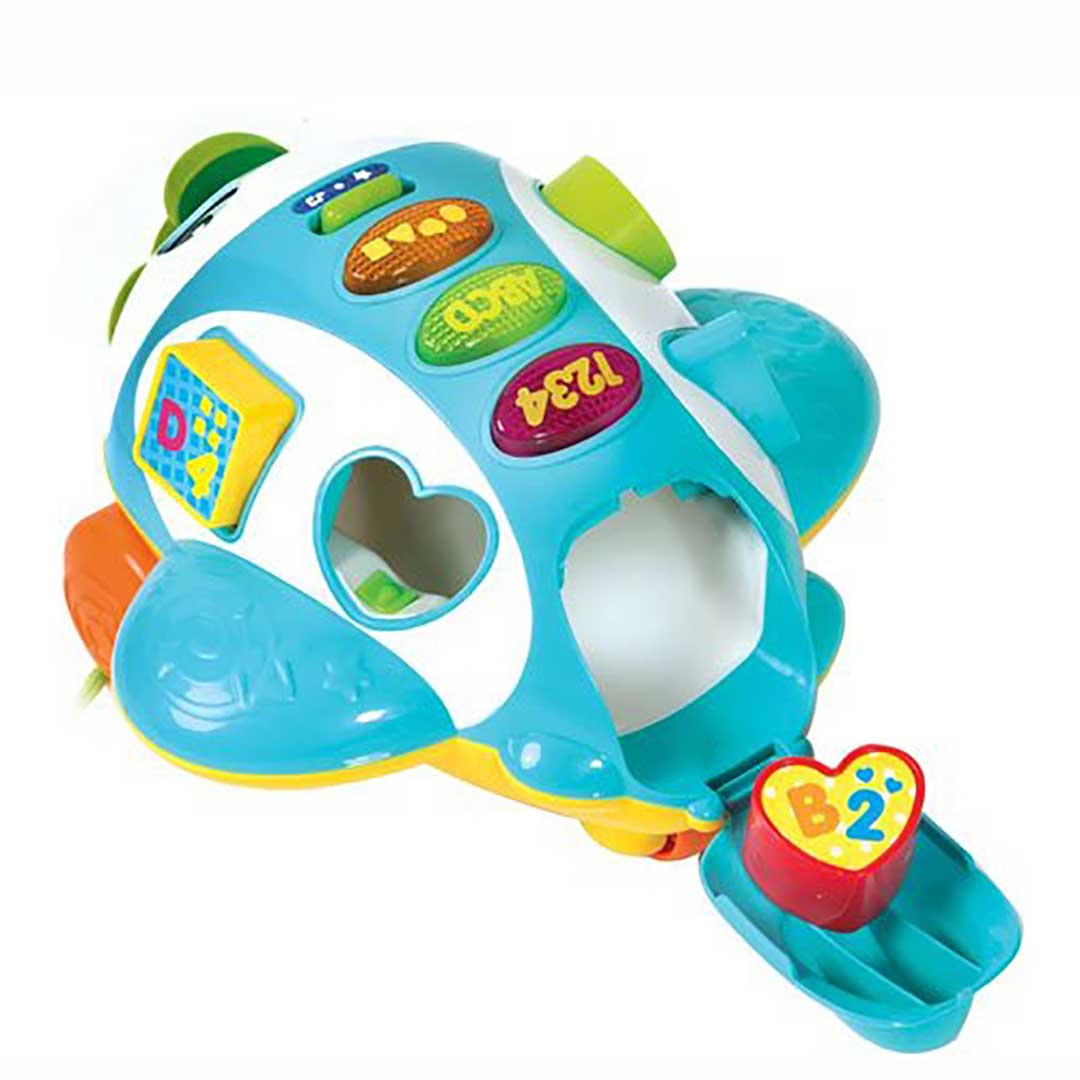 Winfun - Soft Pull Along Learning Plane Toy For Kids (1505)