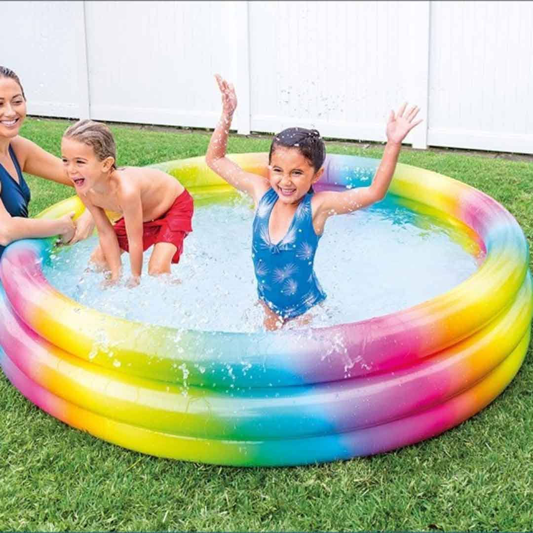 Intex Wild Geometry 5ft Pool – Bold Shapes, Big Splash Fun