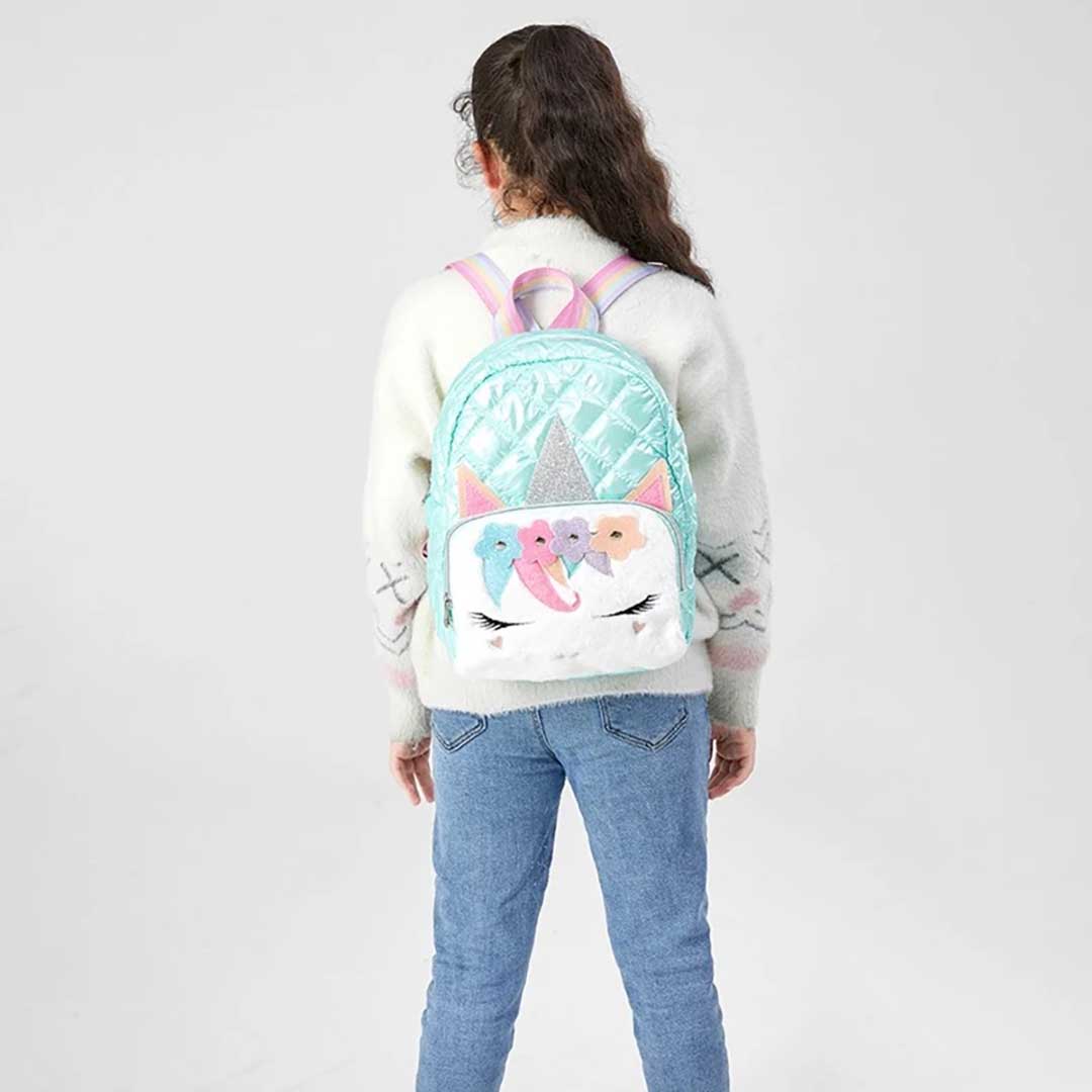 Unicorn Plush Fiber Backpack
