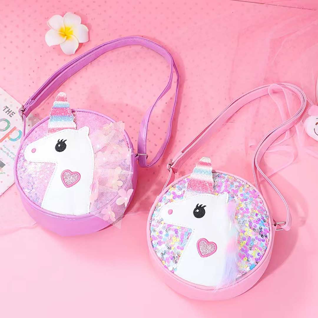 Unicorn Face Cross Body Handbag